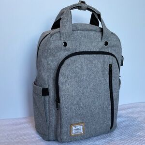 The Wind Took Rucksack - Grey and Green Backpack - Unisex - Adult